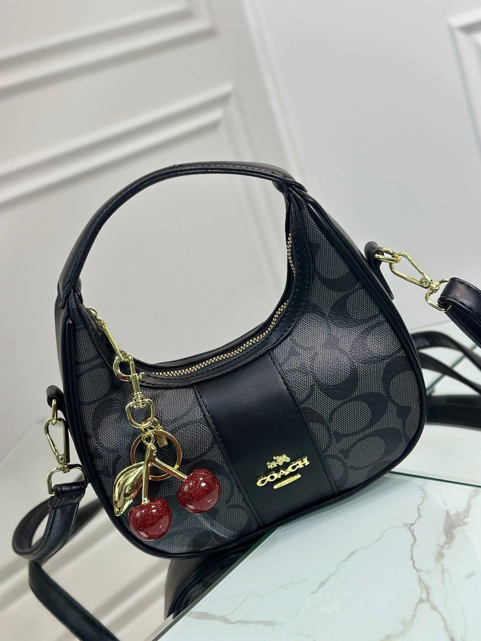 Cartera Coach Mini de Dama con Correa