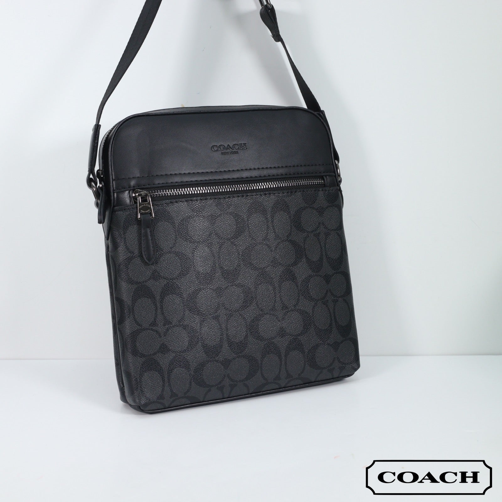Bolso Crossbody Vertical Estilo Clásico/ caballero