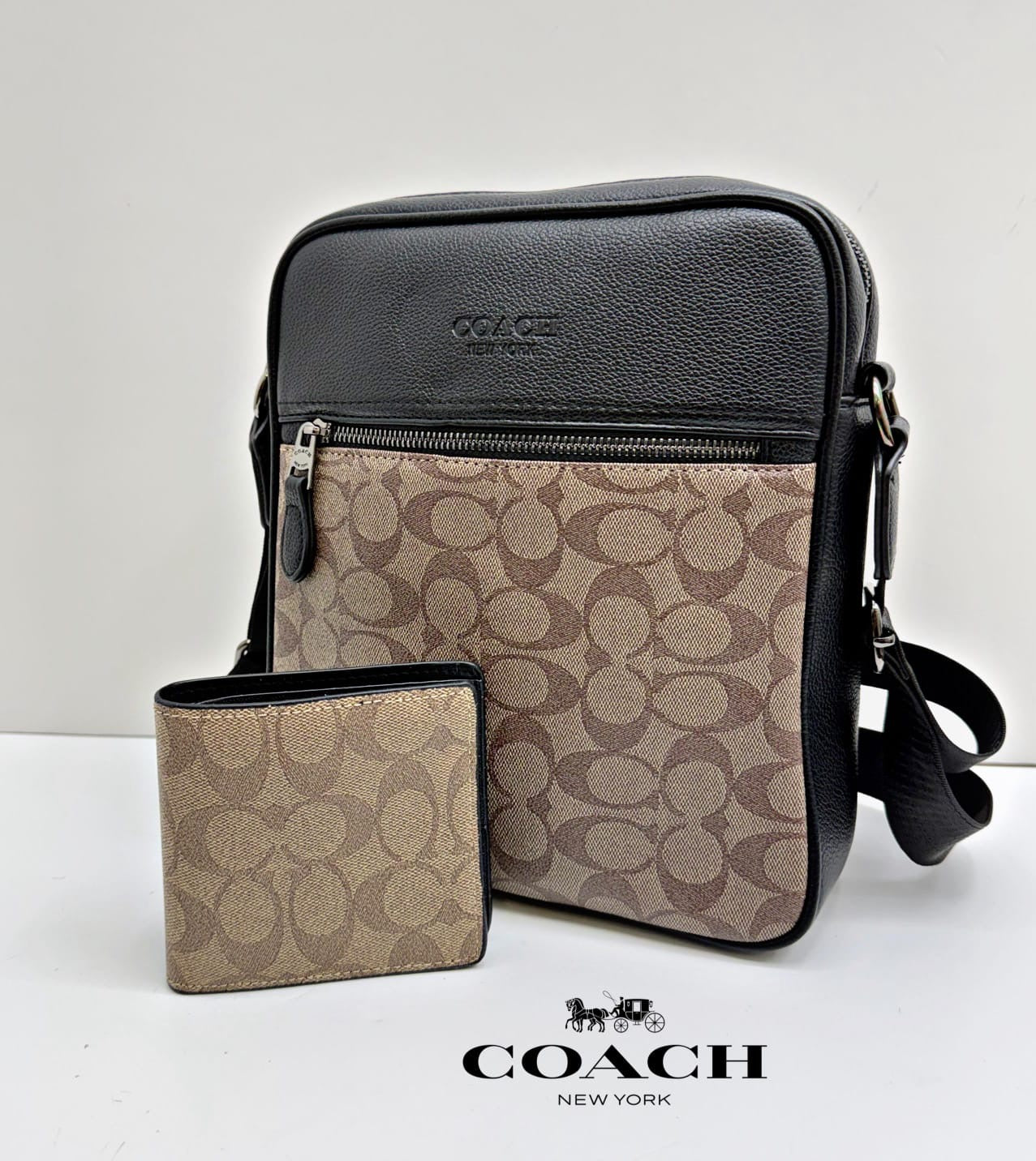 Bolso Crossbody Vertical Estilo Clásico/ caballero