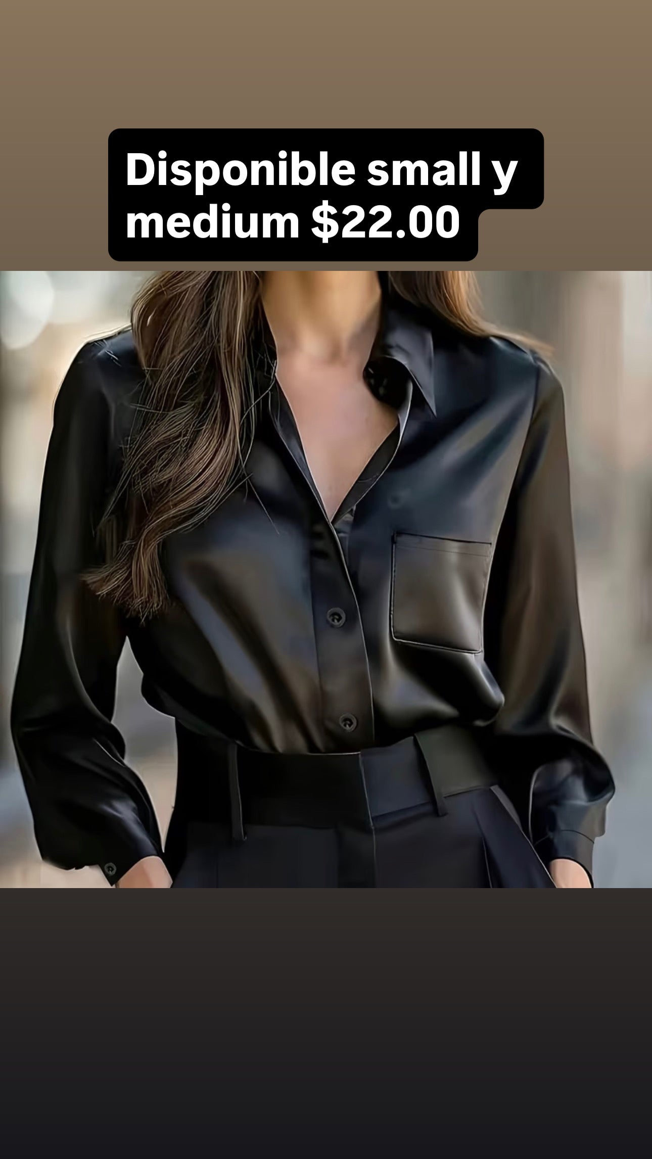 Blusa Satinada Elegante