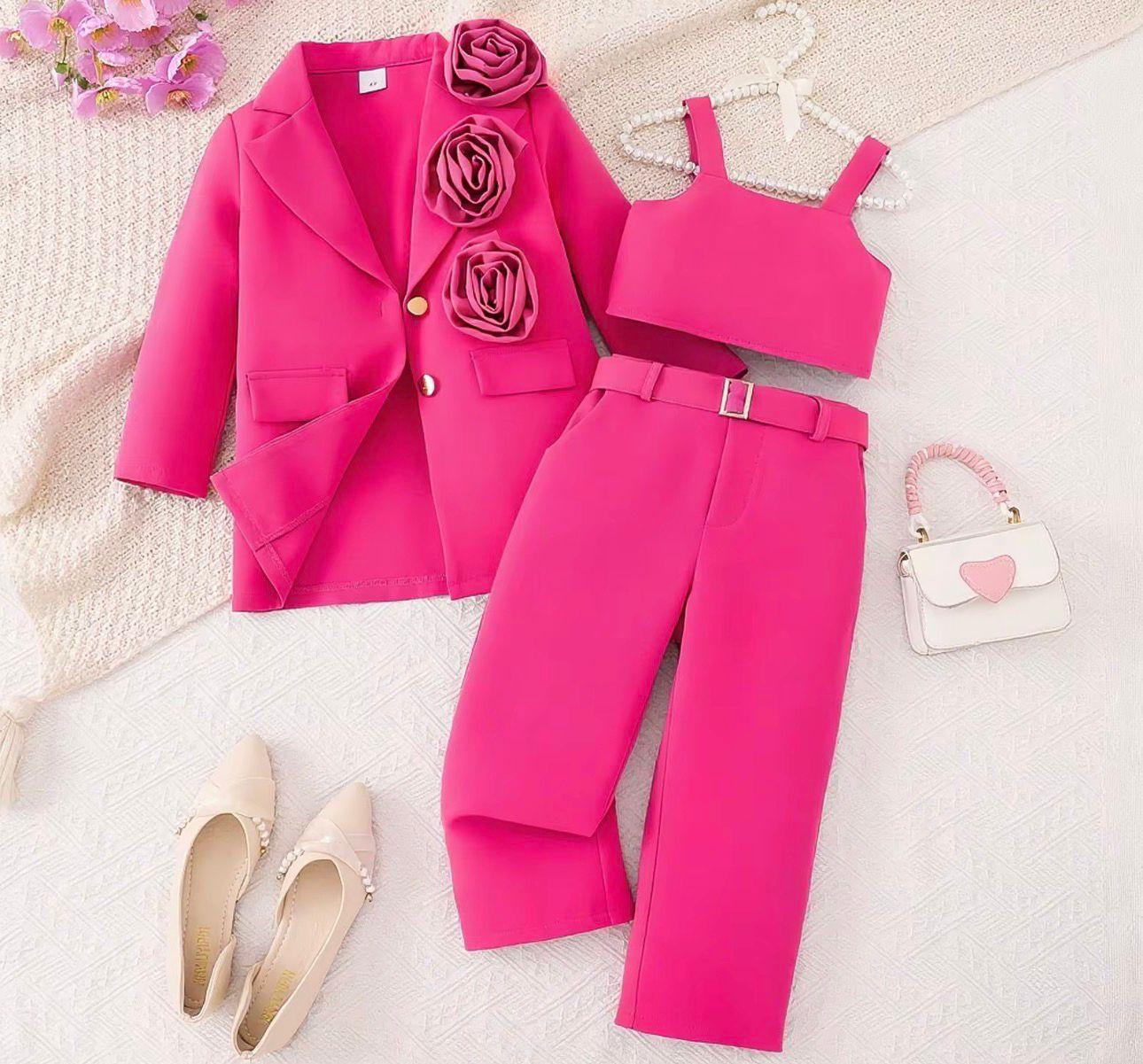 Conjunto Elegante para Niña – Chaqueta y Pantalón