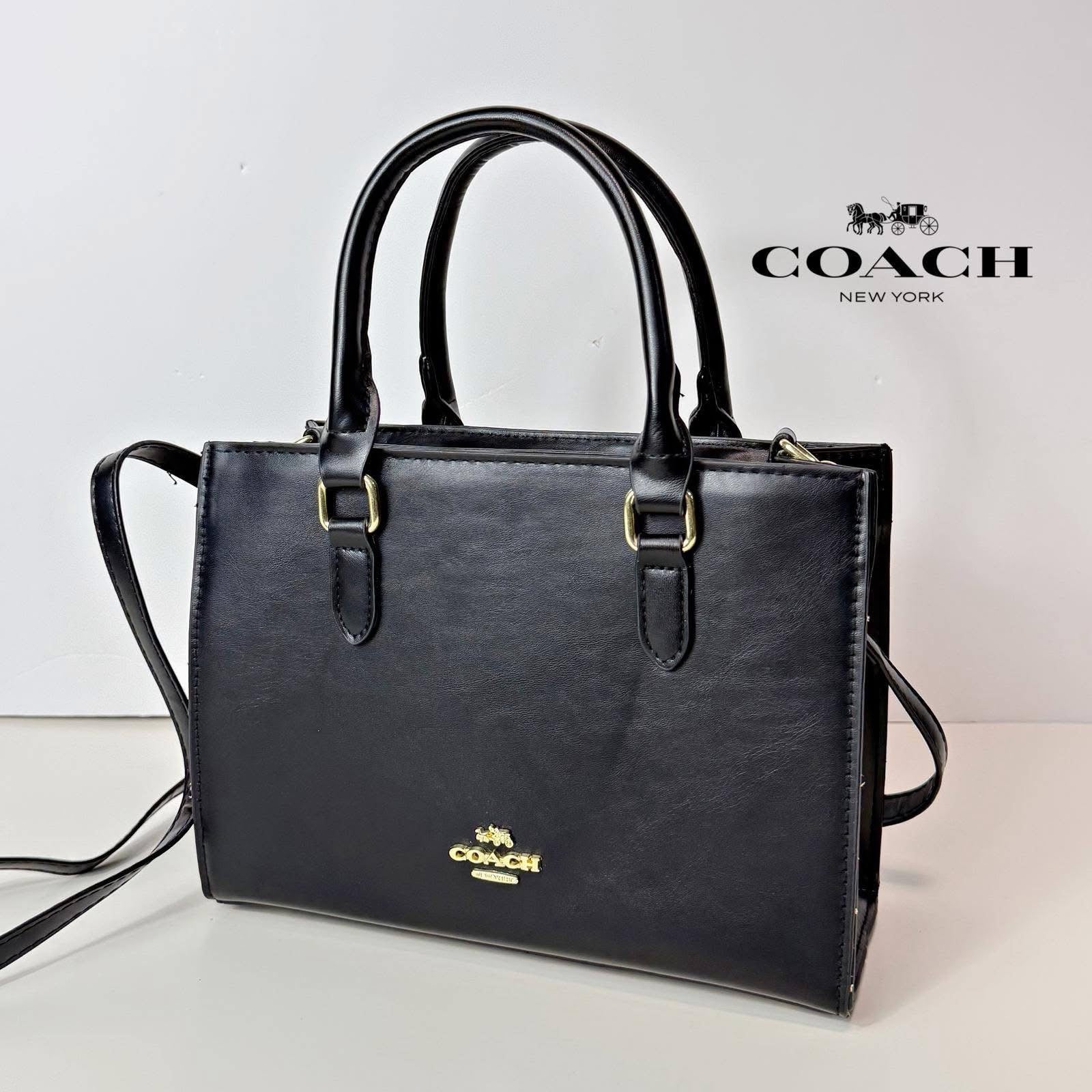 Cartera Coach de Dama Signature con Asas y Correa