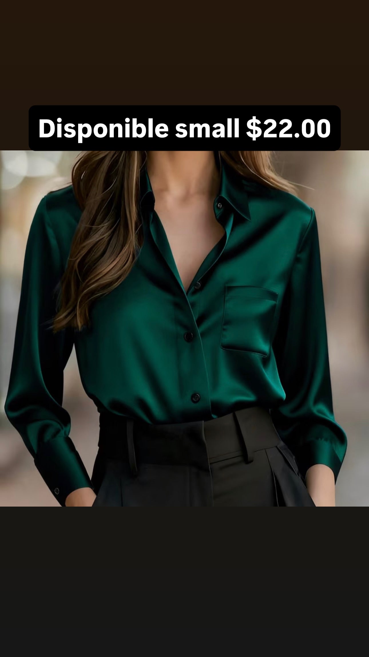 Blusa Satinada Elegante